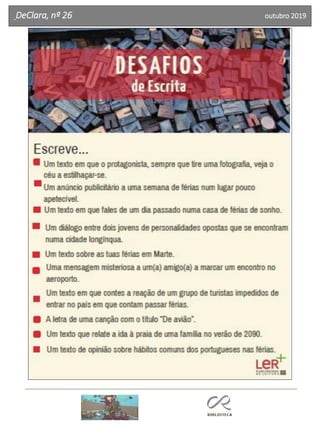 DeClara, nº 26 outubro 2019
 