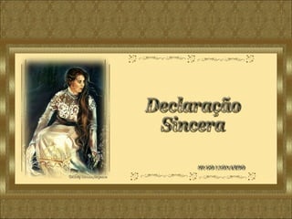 Declaração Sincera HUGO LEONARDO 