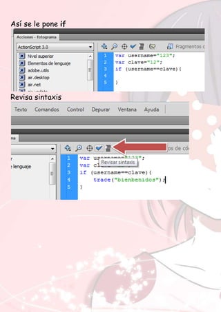 Así se le pone if
Revisa sintaxis
 