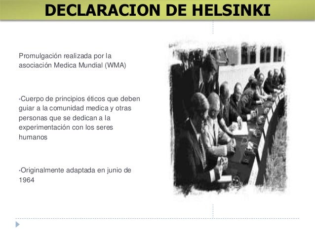 Declaración de helsinki