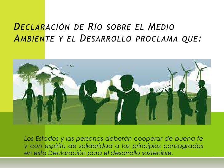 Declaración de río sobre el medio ambiente y