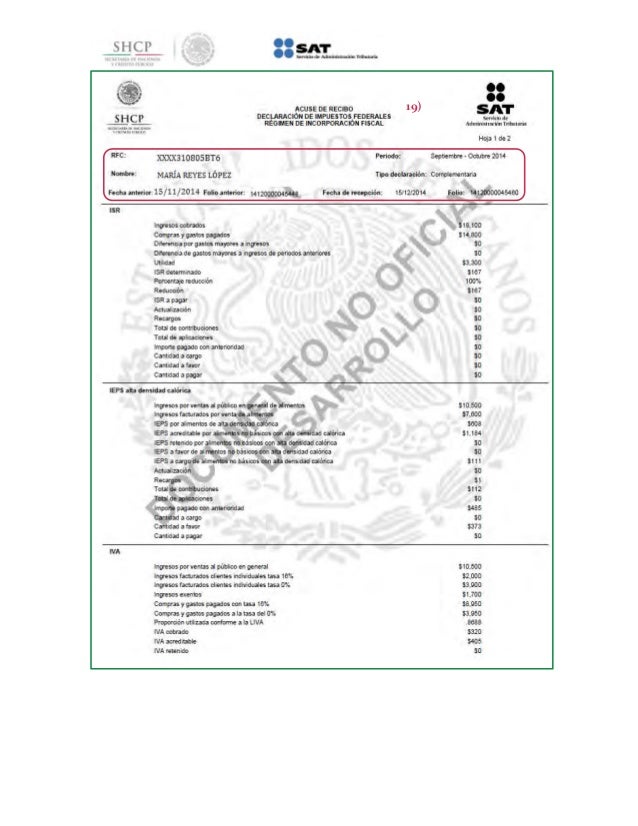 manual para declarar ventas con factura y al público en general del r