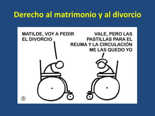 Derecho al matrimonio y al divorcio
 