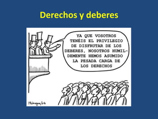 Derechos y deberes
 