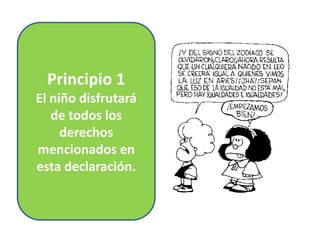 Declaración Universal de los Derechos de los Niños