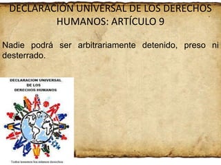 Declaración universal de los derechos humanos