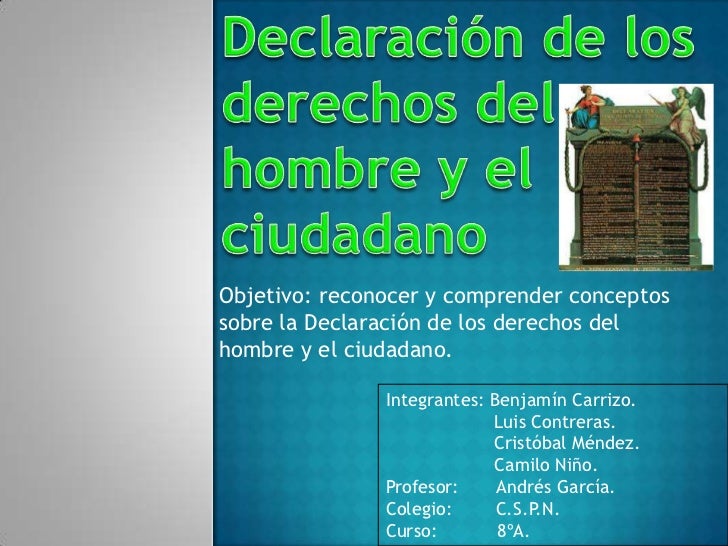 Declaracion de los derechos del hombre y el ciudadano (1)