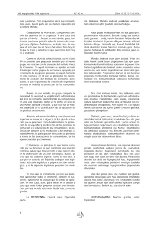 Diario Sesiones Parlamento Vasco: 27 Octubre 2006