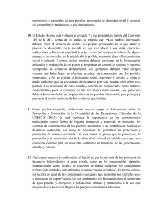 Declaracion Publica Comunidad Mapuche Inalafken