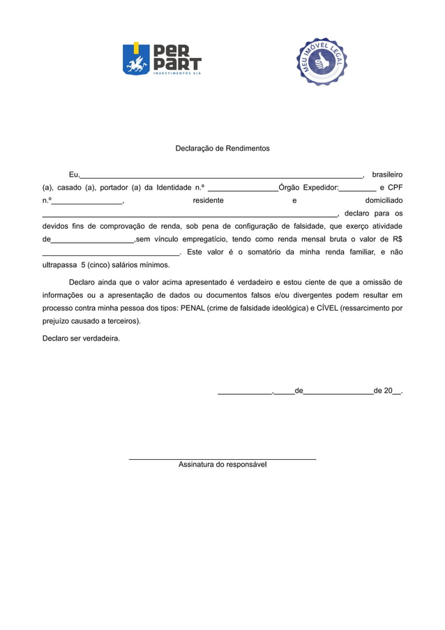 Declaracao de rendimentos bim