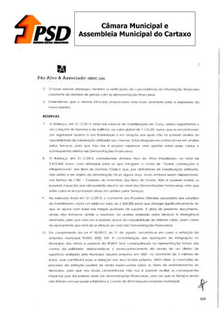 12
Câmara Municipal e
Assembleia Municipal do Cartaxo
	
  
 