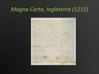 Magna Carta, Inglaterra (1215) 