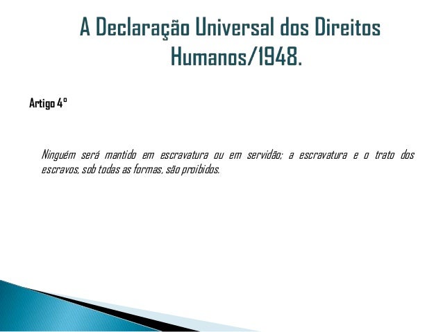 Artigos declaracao universal dos direitos humanos