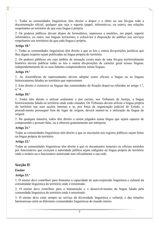 Declaração Universal dos Direitos Linguísticos