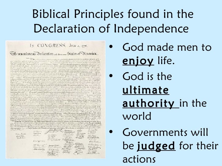 Declaration of independence