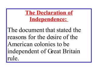 what is thoms jeffesons purpisoe in the declaration of independence