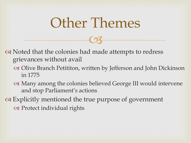 dissecting the declaration of independence 5 parts