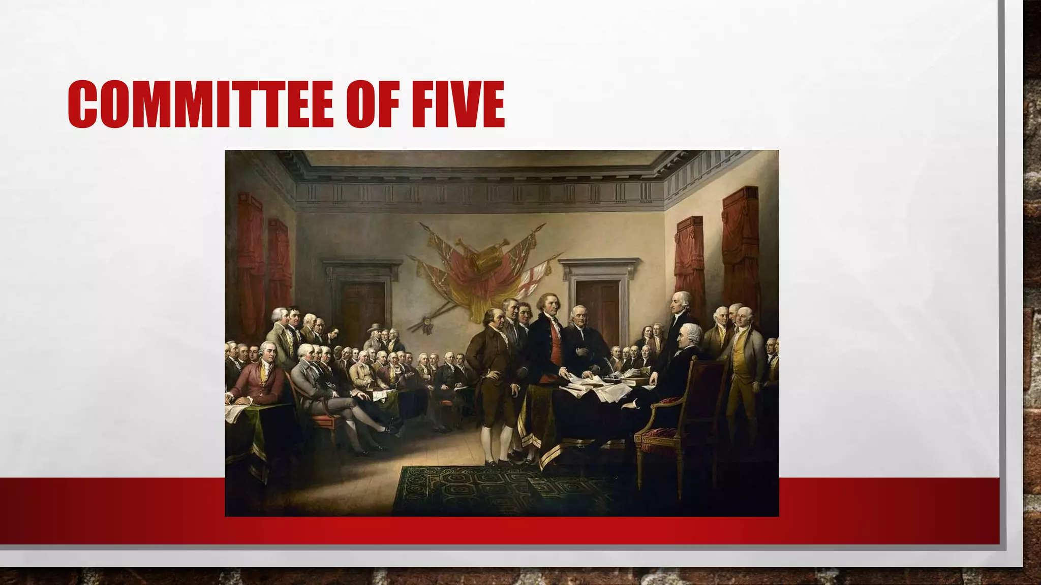 COMMITTEE OF FIVE
 