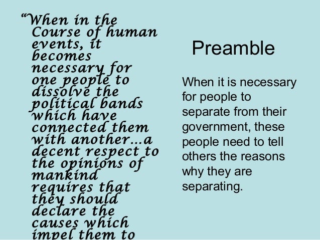 photo Declaration Of Independence Preamble Analysis declaration of independence