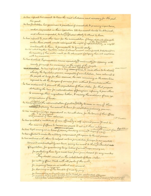 declaration of independence first draft pdf