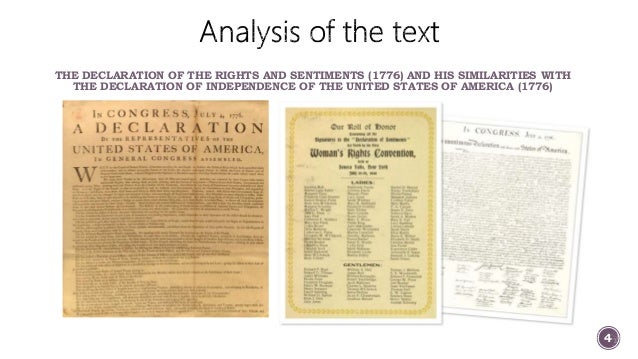 declaration of sentiments analysis by elizabeth stanton The declaration of sentiments, offered for the acceptance of the convention, was then read by e c stanton prepared for the selected papers of elizabeth cady . declaration of sentiments analysis by elizabeth stanton The declaration of sentiments, offered for the acceptance of the convention, was then read by e c stanton prepared for the selected papers of elizabeth cady .