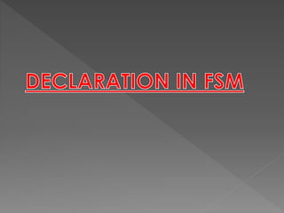 Declarations | PDF