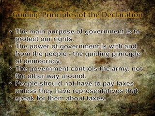 Declaration versus the communist manifesto Slide 4