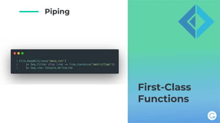 First-Class
Functions
 