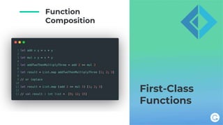 First-Class
Functions
 