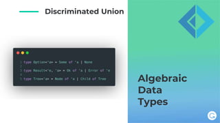 Algebraic
Data
Types
 