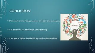 Understanding Declarative Knowledge in AI and Machine Learning Systems ...