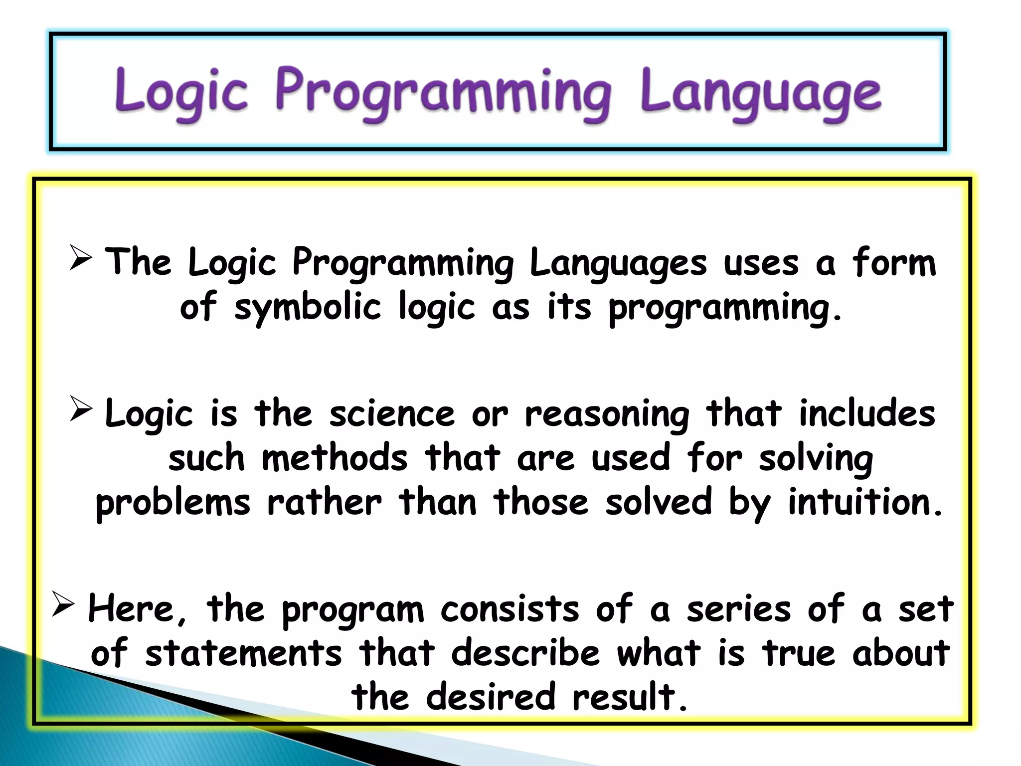 Declarative programming language | PPT