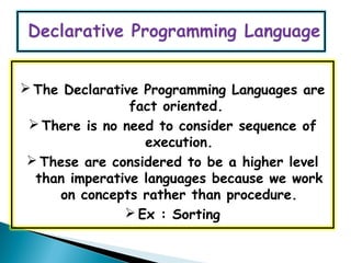 Declarative programming language | PPT