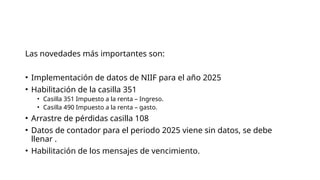 Guía Completa para la Declaración del Impuesto a la Renta 2025 en ...