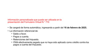 Guía Completa para la Declaración del Impuesto a la Renta 2025 en ...