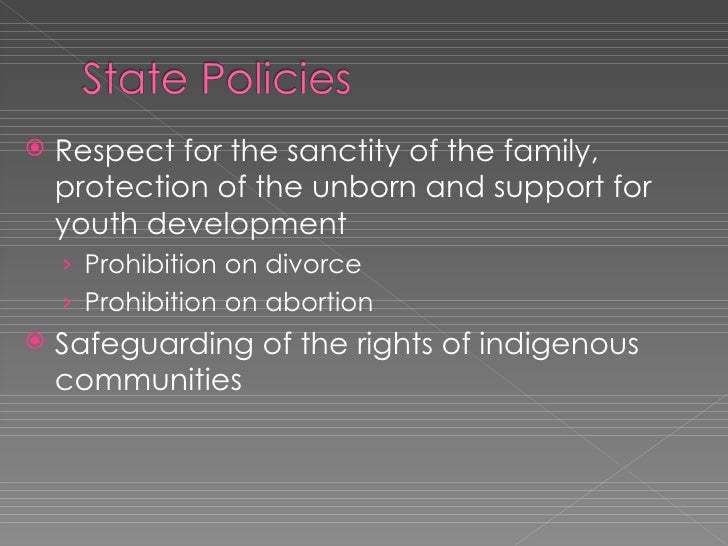 Decleration Of Principles State Policies