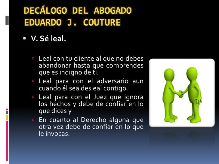 Decálogo del Abogado - Ética