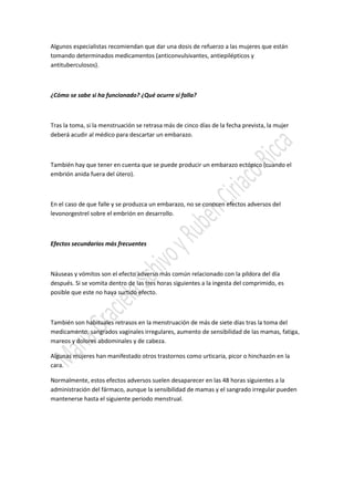 Algunos especialistas recomiendan que dar una dosis de refuerzo a las mujeres que están
tomando determinados medicamentos ...