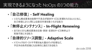 実現できるようになった NoOps の3つの能力
 