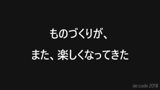ものづくりが、
また、楽しくなってきた
 