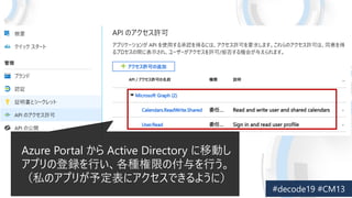 Azure Portal  Active Directory ƄӤ
ץεhФNޤθФ
˽Υץ꤬趨˥Ǥ褦ˣ
 