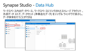 Synapse Studio - Data Hub
 
