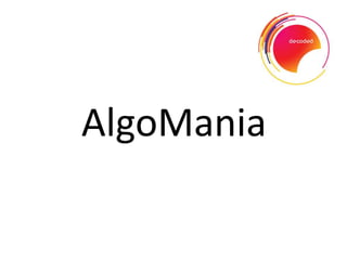 AlgoMania 