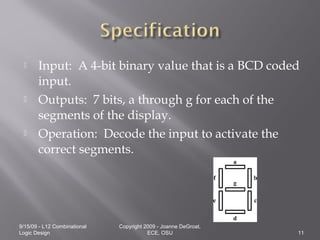 Decoder for digital electronics | PPT