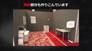 現実部分も作りこんでいます
 