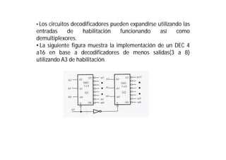 DECODIFICADOR de circuitos electrónicos informática | PDF