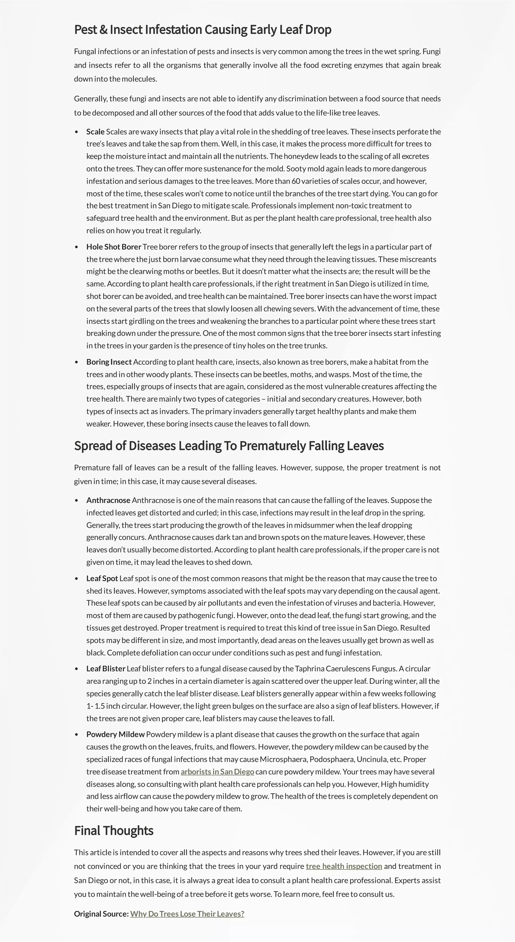 Decoding The Seasons Why Trees Shed Their Leaves Naturally PPT