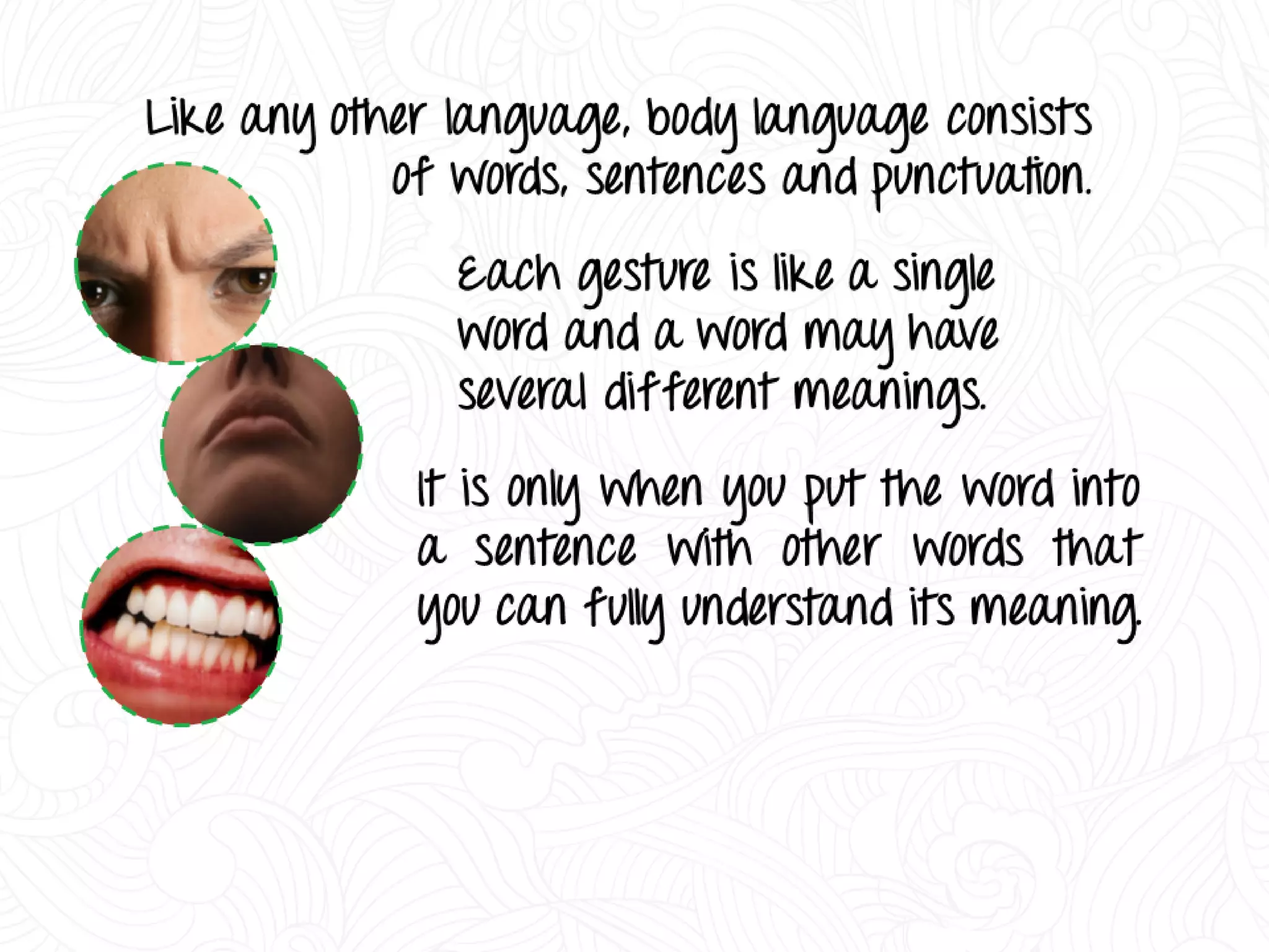 Decoding Body Language