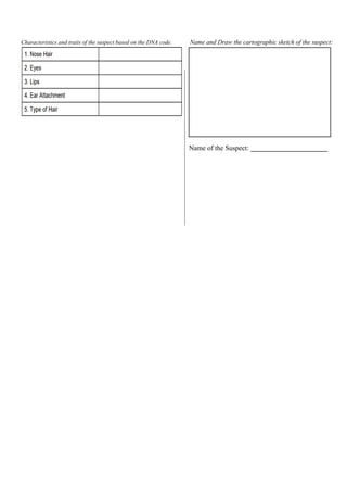 Decoding Dna Segment Activity.pdf Decoding DNA Segment Grade 10 Science Quarter 3 | DOCX