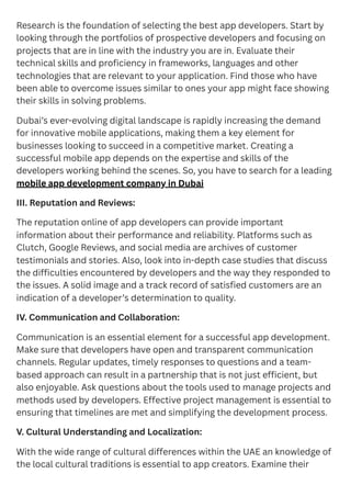 Decoding Excellence How to Choose the Right App Developers in the UAE ...